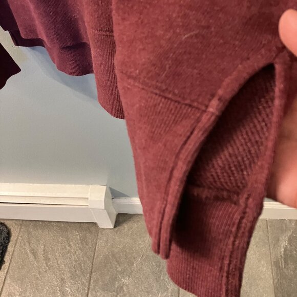 TIME And TRU Maroon Tunic Top Long Sleeve Shirt Sz L 12-14 - Picture 6 of 7